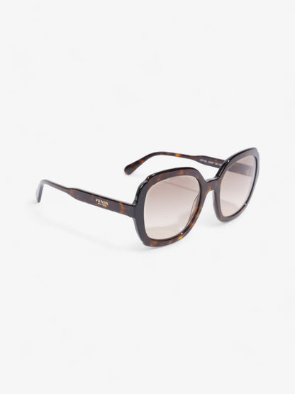 Prada Square Sunglasses Havana Brown Acetate 140mm