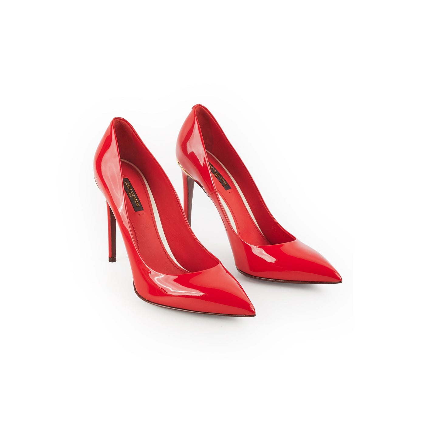 Louis Vuitton Patent Heels Red Size 39