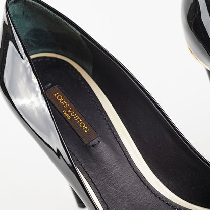 Louis Vuitton Patent Heels Black Size 39