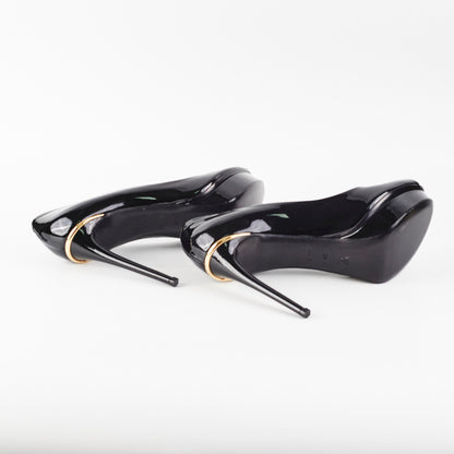 Louis Vuitton Patent Heels Black Size 39