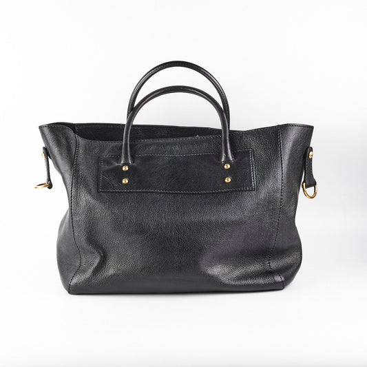 Christian Dior Diorangeles Studded Leather Tote Black