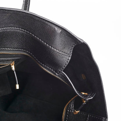 Christian Dior Diorangeles Studded Leather Tote Black