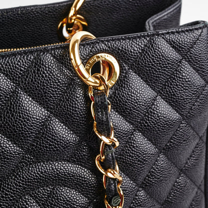 Chanel Caviar GST Grand Shopping Tote Black