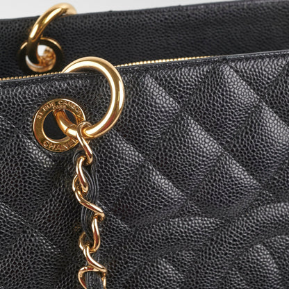 Chanel Caviar GST Grand Shopping Tote Black