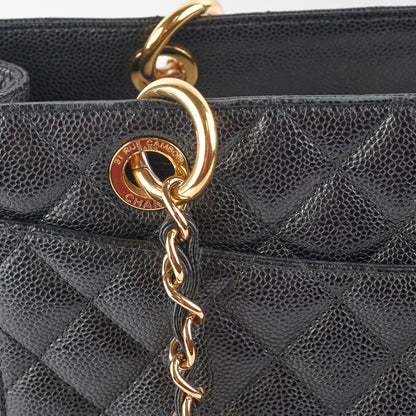 Chanel Caviar GST Grand Shopping Tote Black
