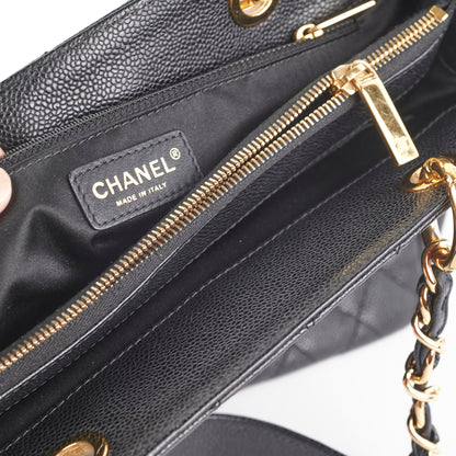 Chanel Caviar GST Grand Shopping Tote Black