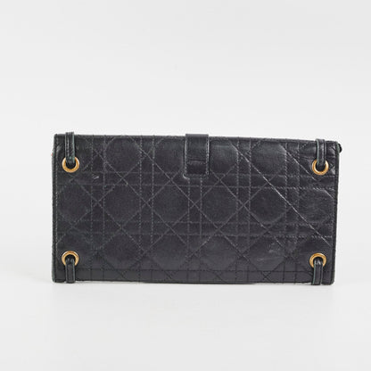 Christian Dior Black Long Clutch Wallet