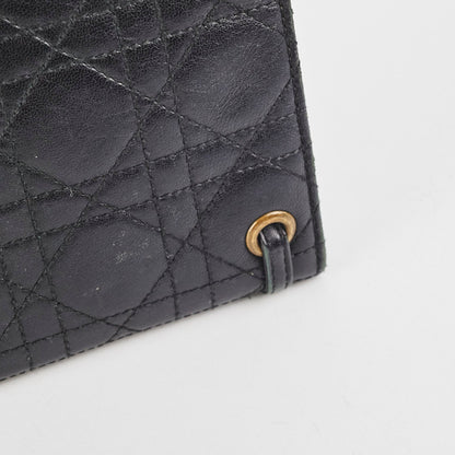 Christian Dior Black Long Clutch Wallet