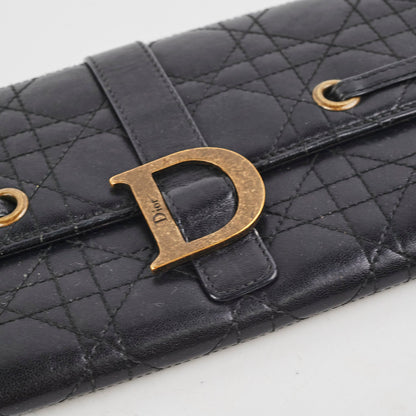 Christian Dior Black Long Clutch Wallet