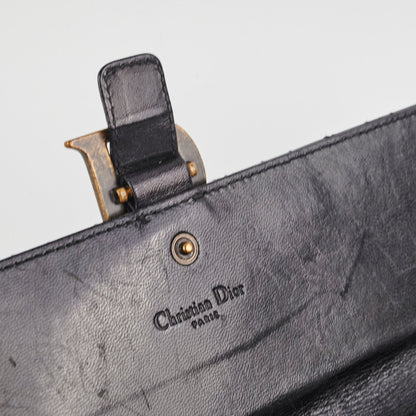 Christian Dior Black Long Clutch Wallet