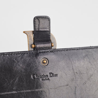 Christian Dior Black Long Clutch Wallet