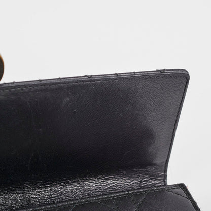 Christian Dior Black Long Clutch Wallet
