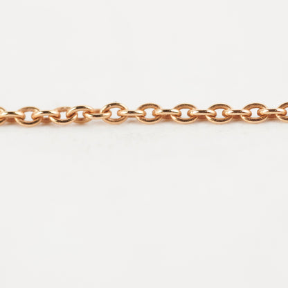 Christian Dior Rose De Vents Yellow Gold with Diamond Necklace