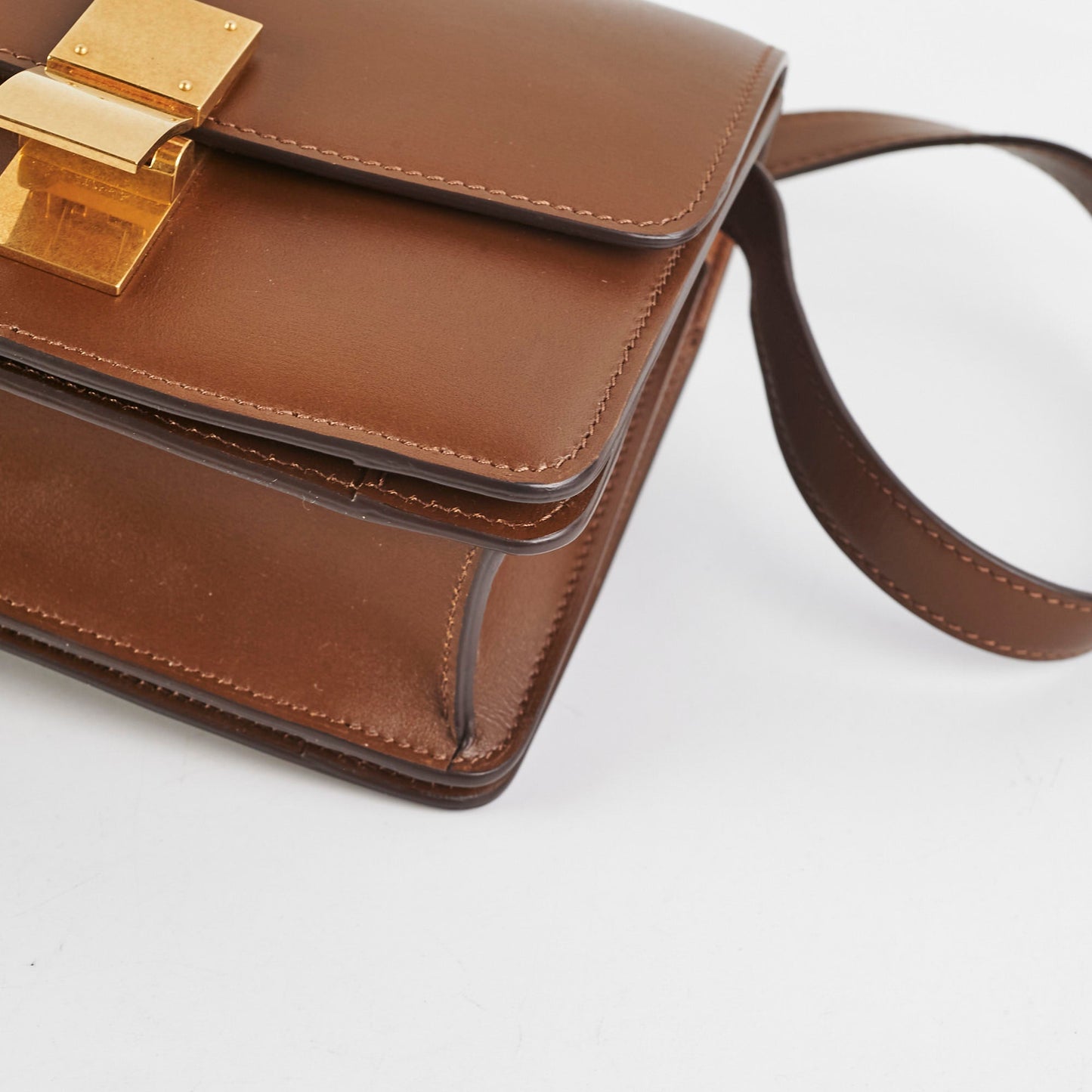 Celine Box Small Tan