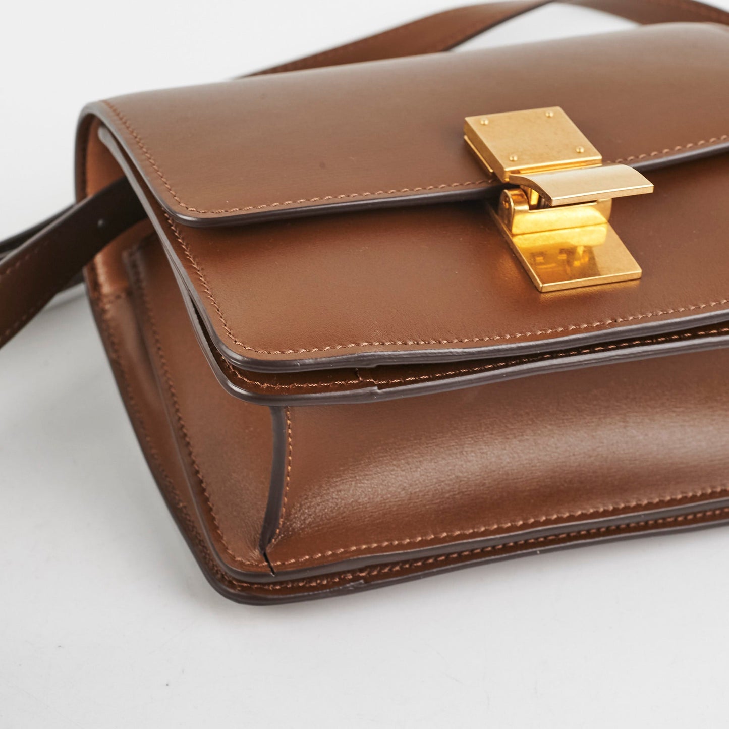 Celine Box Small Tan