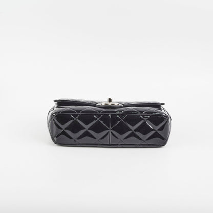 Chanel Patent Seasonal Flap Bag Black