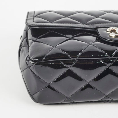 Chanel Patent Seasonal Flap Bag Black
