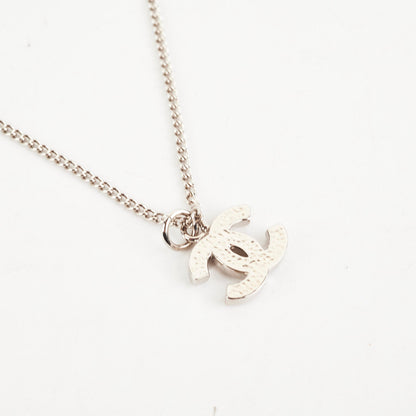 Chanel Silver Rhinestone Necklace Costume Jewellery