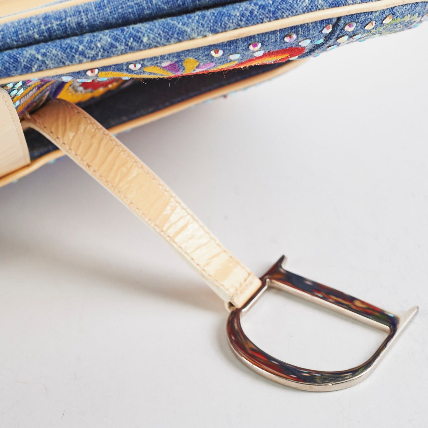 Christian Dior Embroidery Saddle