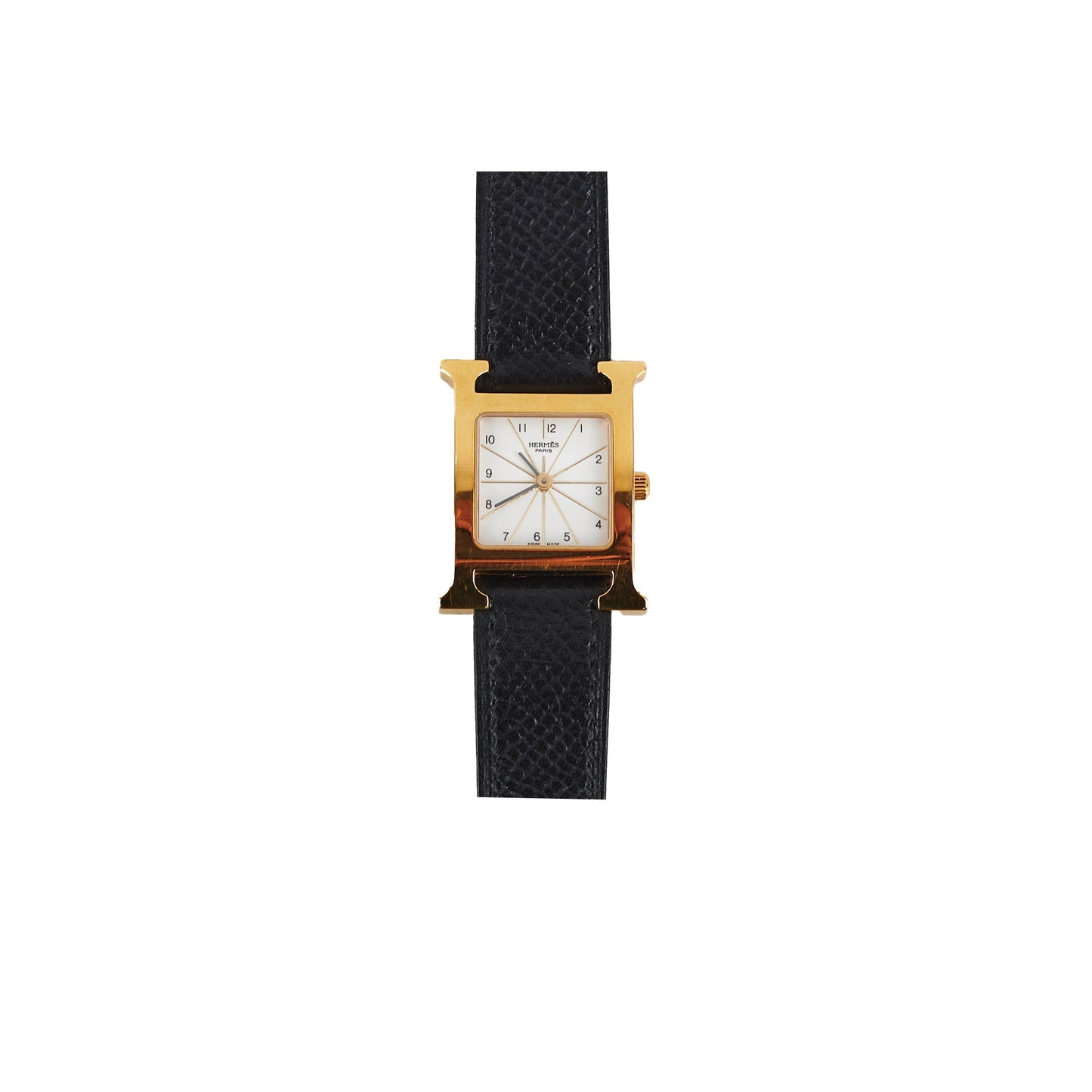 Hermes H Watch 30mm Navy Blue