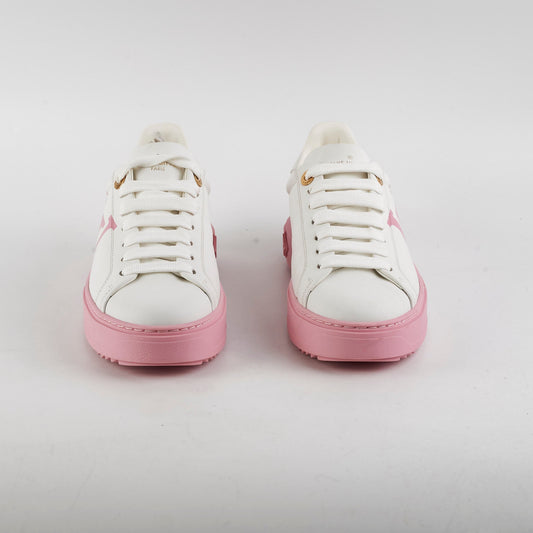 Louis Vuitton Pink Monogram Sneakers Size 36.5