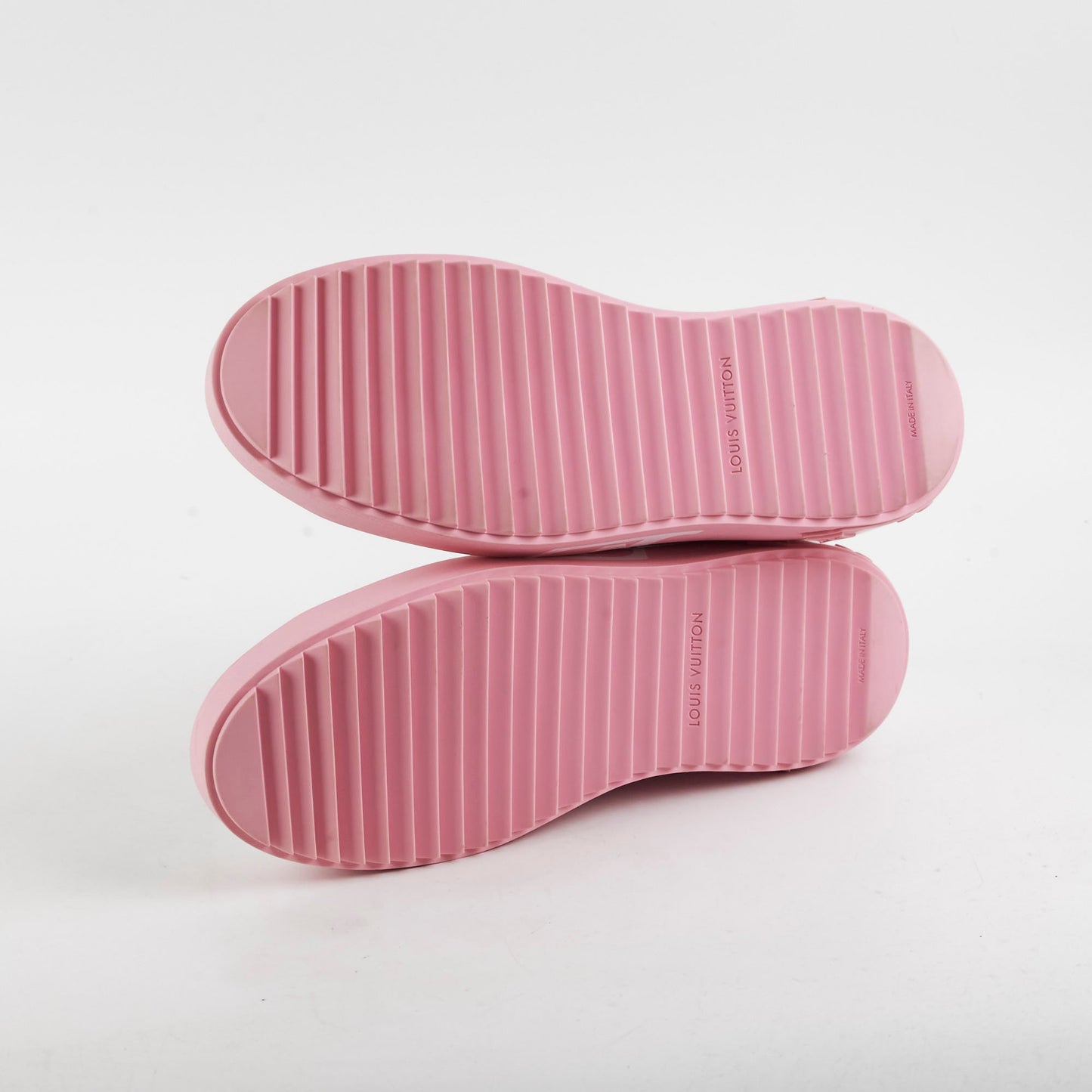 Louis Vuitton Pink Monogram Sneakers Size 36.5