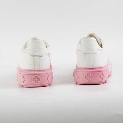 Louis Vuitton Pink Monogram Sneakers Size 36.5