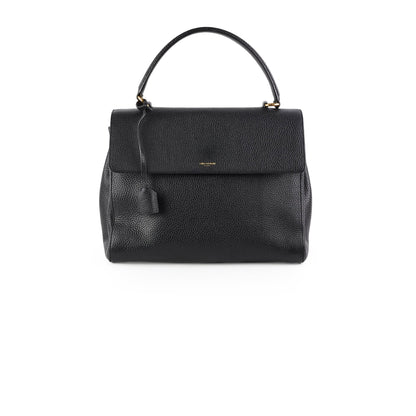 Saint Laurent Sac Moujik Black Top Handle