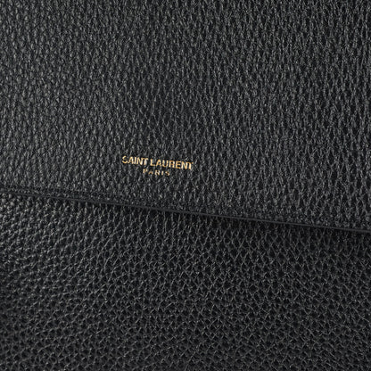 Saint Laurent Sac Moujik Black Top Handle