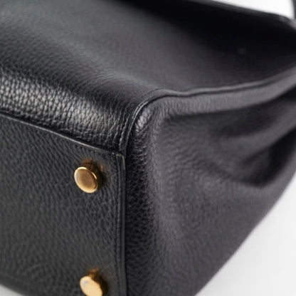 Saint Laurent Sac Moujik Black Top Handle