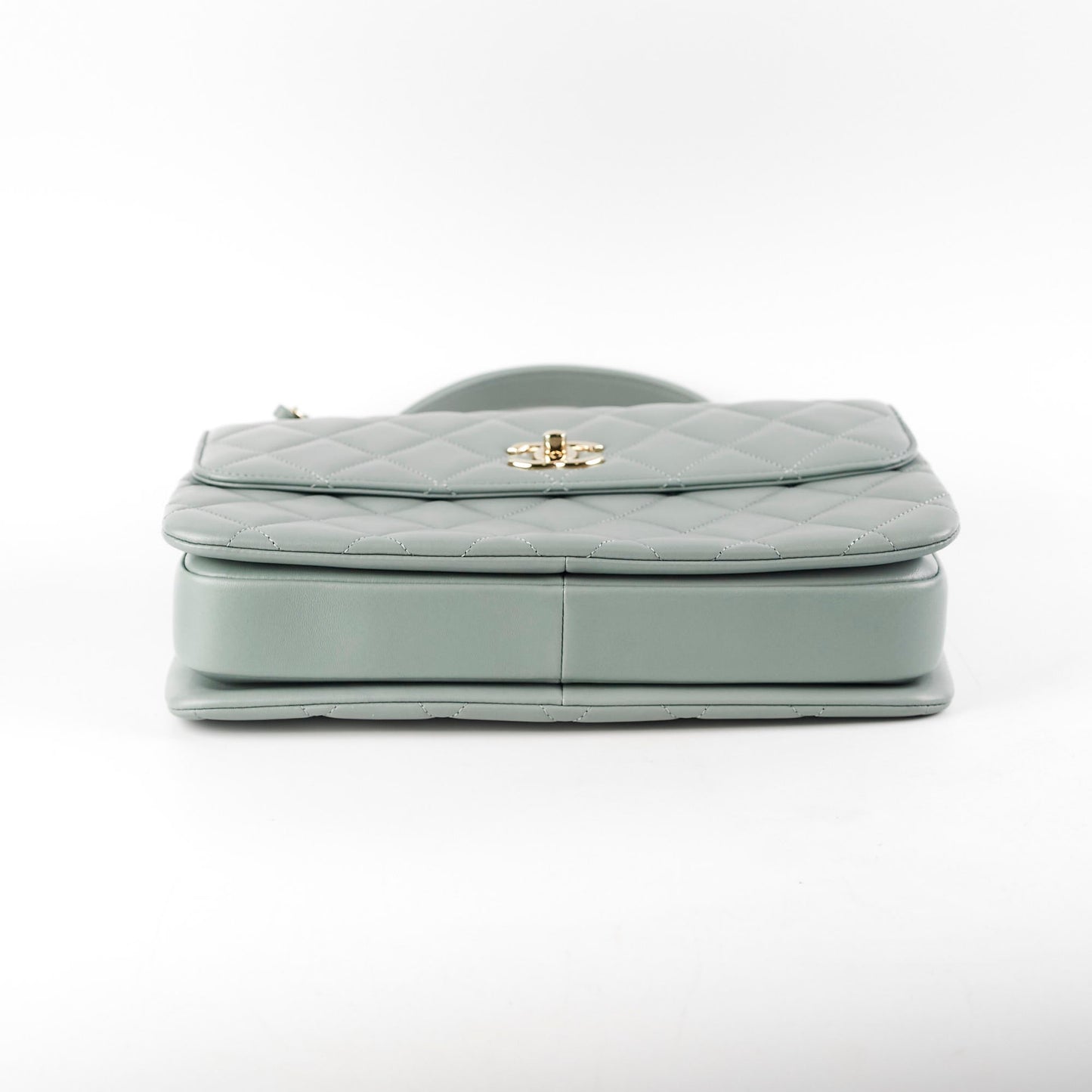 Chanel Large Trendy CC Top Handle Blue/Green