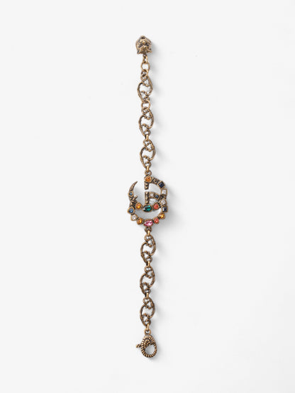Gucci GG Crystal Bracelet Gold / Multicolour