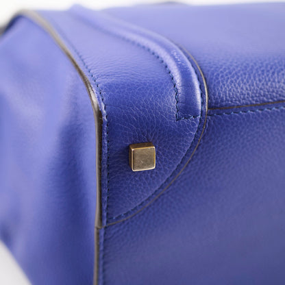 Celine Mini Luggage Bag Blue