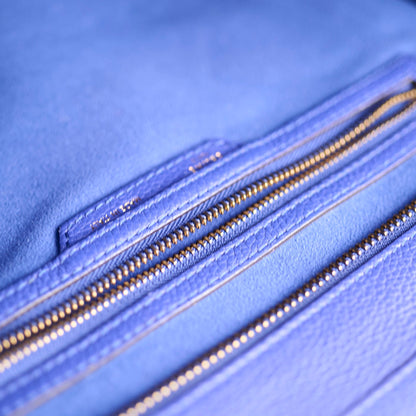 Celine Mini Luggage Bag Blue