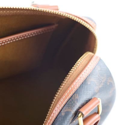 Celine Small Boston in Triomphe Canvas Bag