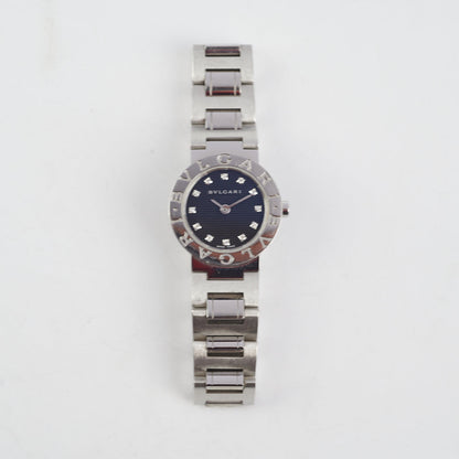Bvlgari Ladies Black Dial 23MM Diamond Watch