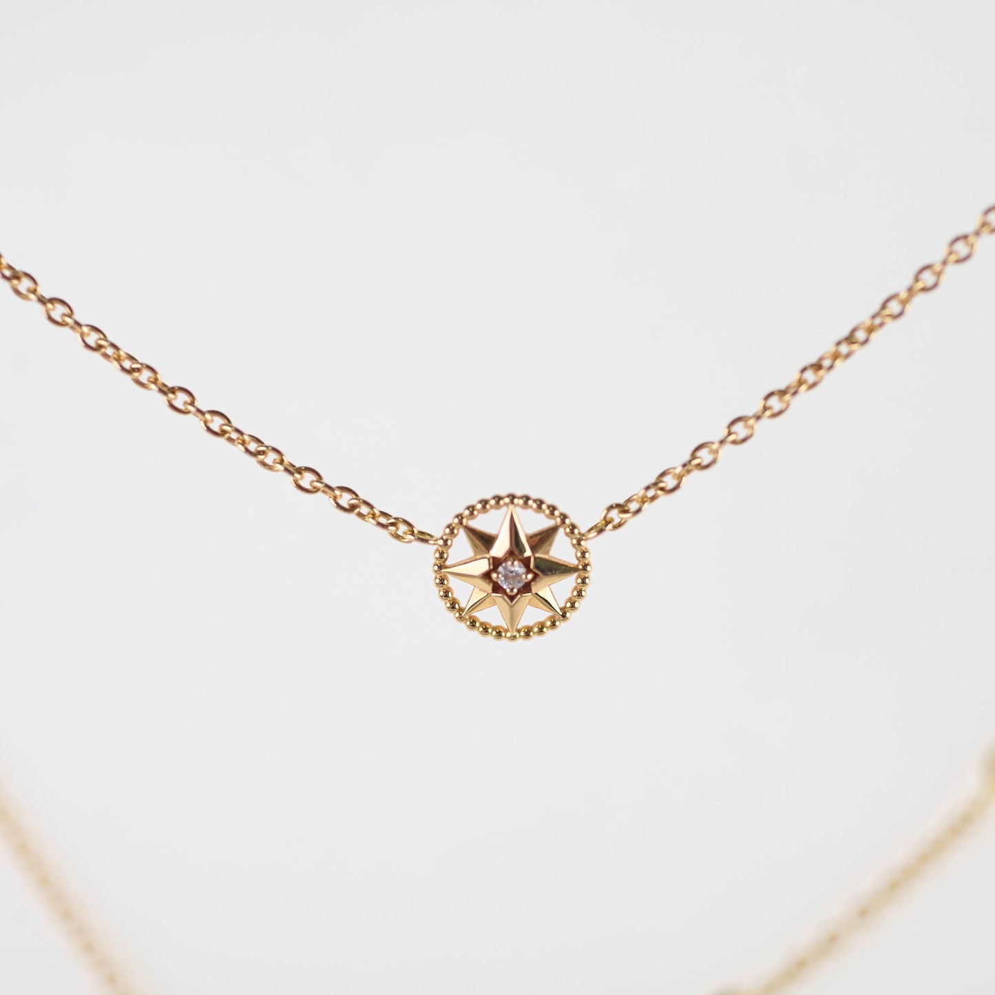 Christian Dior Collier Halskette Rose Des Vents Necklace
