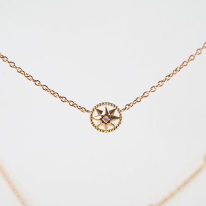 Christian Dior Collier Halskette Rose Des Vents Necklace