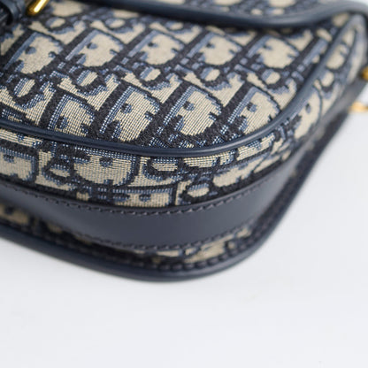 Dior Medium Oblique Bobby Bag Navy