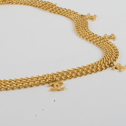 Chanel Gold Belt Size 70