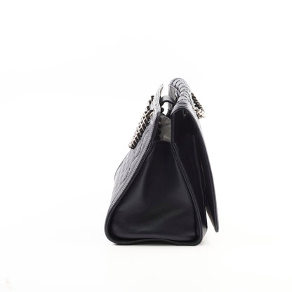 Chanel Boy 2-way Chain Tote Bag Navy