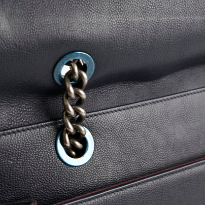 Chanel Boy 2-way Chain Tote Bag Navy