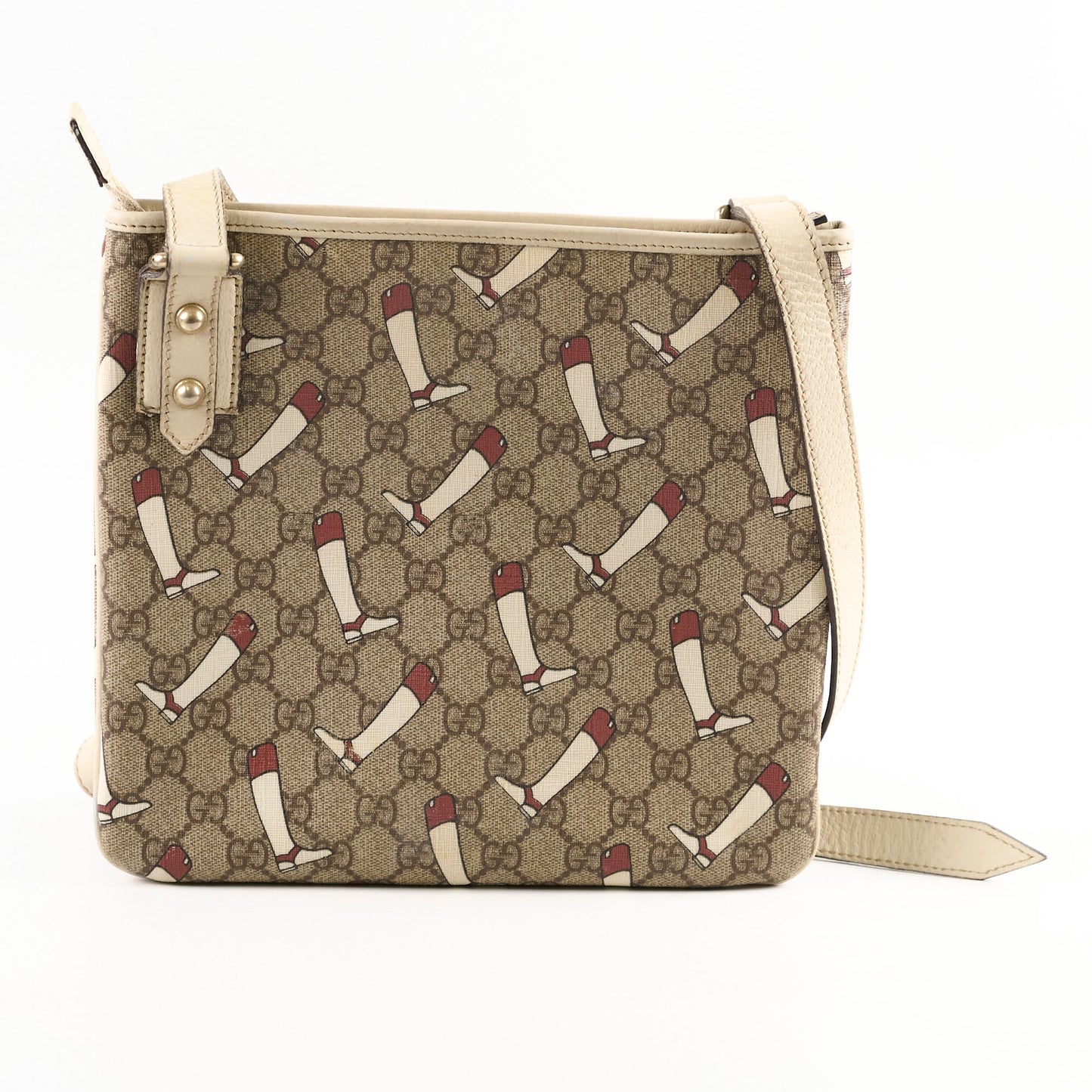 Gucci Messenger Monogram Boot Crossbody Bag