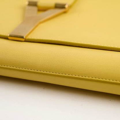 Saint Laurent Y Clutch Yellow
