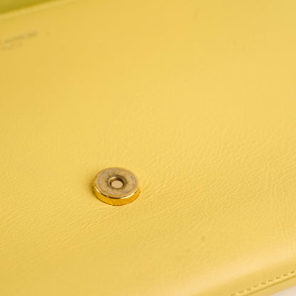 Saint Laurent Y Clutch Yellow