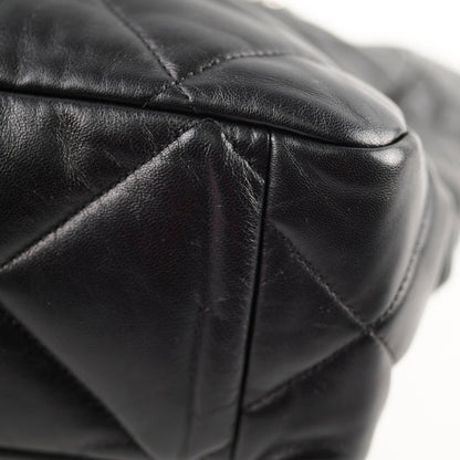 Chanel 19 Black Shoulder Tote Bag- Microchipped 2022