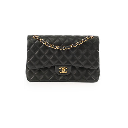 Chanel Jumbo Double Flap Lambskin Black GHW (19 series)