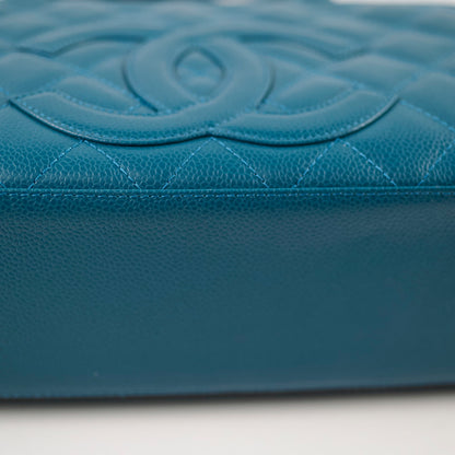 Chanel Bowling Bag Caviar Blue