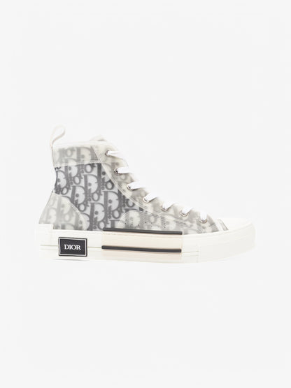Christian Dior B23 White  / Grey Oblique Rubber EU 42 UK 8