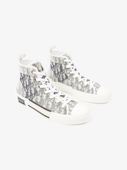 Christian Dior B23 White  / Grey Oblique Rubber EU 42 UK 8
